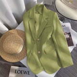 Zingj White Suit Jacket Female Spring 2024 New Spring And Autumn Design Sense Fried Street Clothes Popular Suit
