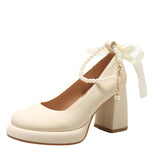 Jane High Heels Spring And Autumn Small 2025 Spring New Design Sense Small French Temperament Single Shoes Small Fragrant