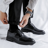 Zingj Size Men's Casual Male Shoes 46 Business Dress Groom Wedding Shoes 45 British Suit Small Leather Shoes