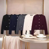 Women's 2025 New Fashion Gold Buckle Knitted