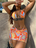 Zingj Outer Single Swimsuit Bikini 2023 New Swimsuit Women's Split Swimsuit Swimsuit Three-Piece