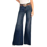 Vintage Wide-Leg Jeans Woman 211-1-Outfit