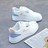 Zingj Ins Tide Base Small White Shoes Spring 2023 New Breathable Platform Women's Shoes Korean Fashion Student Board Shoes- Outfit
