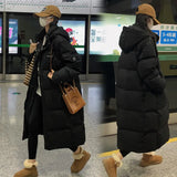 Cotton-Padded Jacket 2024 New Oversize Cotton-Padded Jacket In The Long Coat-Outfit