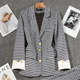 Suitcase Women's 2025 Spring New Korean Style Suit Blue Blast Street Ocean Design
