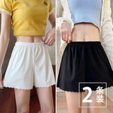 Shorts Safety Pants Women's Anti-empty Leggings Thin Home Shorts Without Curling Ice Silk Breathable Women