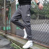 new men overalls black casual jogging pants spring and summer men pants trousers men fashion casual street