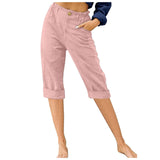 And Linen Fashion Loose High Waist