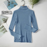 Basic Turtleneck Women Sweaters Autumn Winter Thick Warm Pullover Slim Tops Ribbed Knitted Sweater Jumper Soft Pull