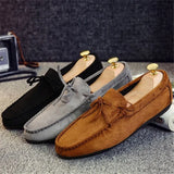 Shoes Black Blue Red Loafers Slip on Male Walking Footwear Driving Moccasin Soft Comfortable Casual Shoes Men Sneakers