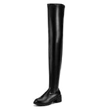 Over-Knee Boots Women 2025 New Coarse And Knee Boots Round Head Fashion Boots