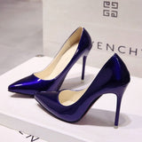 Working Shoes Women Naked Paint High Heels Women's Fine Heel Etiquette Shoes 2025 Spring And Autumn 7Cm Sharp