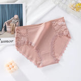 Panties Women Comfortable Underwear Sexy High-Rise Lace Underpants Female Lingerie Big Size Ladies Briefs Underwears