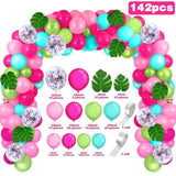 Silver Macaron Birthday Balloon Garland Arch Kit Party Foil Metal Balon Weding Baby Shower Birthday Party Decor Kids