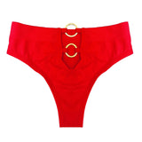 Sexy Cotton Panties Women G-String Female Hollow Out Shapewear Seamless Underwear Mid-waist Ladies Brief T-back