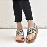 PU Leather Shoes Comfy Platform Flat Sole Ladies Casual Soft Big Toe Foot Correction Sandal Orthopedic Bunion