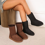 Boots Women 2025 New Winter Women's Shoes Plus Thick Warm Cotton Shoes Women Autumn And Winter Cotton