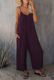 Sling Summer Solid Sleeveless Color Pocket Casual