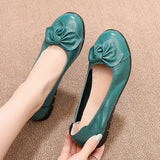 Plus Size(34-43)Loafers Comfortable Women Genuine Leather Flat Shoes Woman Casual Nurse Work Shoes Women Flats 6