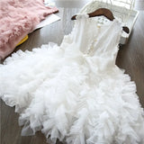Lace Dress New Floral Kids Dresses For Girls Princess Dress Children Clothes Girls Dress Casual Wear 3 8Y Vestido