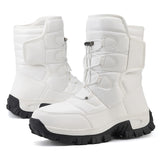 Men's Down Snow Boots Plus Thick Warm And Cold Cotton Shoes Northeast Waterproof And Anti-Slip Outdoor Cotton