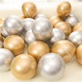 5/10/12inch Glossy Metal Pearl Latex Balloons Thick Chrome Metallic Colors helium Air Balls Globos Birthday Party