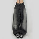 Vintage Washed Loose Boyfriend JeansOutfit