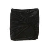2024 Winter New Women's Clothing Hanging Back Sexy Vest Pocket Hips Half-Dress