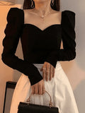 Ruched Puff Sleeve Blouse- Outfit