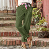 Casual Breasted Cotton Linen Loose