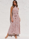 Long Dress Polka Dot Casual Dresses Black Sexy Halter Strapless New 2022 Yellow Sundress Vacation Clothes For