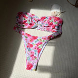 2024 New Sexy Lace Thoracic Split Swimsuit Bikini