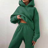 And Winter Women's Casual Fashion Thick Long-Sleeved Trousers Two