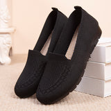 Casual Summer Mesh Breathable Shoes Women's Slip on Flat Shoes Ladies Loafers Comfortable Lightweight Sneaker Flats