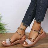 Zingj 2024 New Large Size Fish Mouth Women's Shoes Wedge Women's