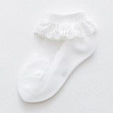 0 to 6 Yrs Toddler Baby Child Girls Ruffle Lace Ankle Cotton Dress Socks Princess Summer Cotton Eyelet Flower