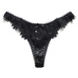 Eyelashes Lace Panties Women Underwear Low-waist Lingerie Embroidery Breathable Underpants Female G String