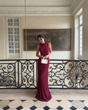 Knitted Turtleneck Pleated Tank Maxi Dress- Outfit