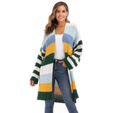 Women Sweater Cardigan for spring and Winter Wear Female V-Neck Thick Single-Breasted Long-Sleeve Knitwear Coat Cardigans