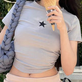 Star Logo Graphic Crop TopOutfit