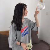 Women Printed Korean Style All-match Trendy Simple Womens Daily Short Sleeve High Quality Hot Sale Harajuku 2020