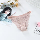 Panties Women Lace Hollow Out Underwear Panties Lingerie Ladies Seamless Low-Waist Briefs Underpants Intimates Panty