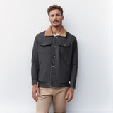 And Winter Men's Jacket With Velvet Cotton Work Clothes Casual Jacket