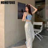 Loose Jeans For Women High Waist Stretch Wide Leg Femme Trousers Casual Comfort Denim Mom Pants Washed Jean