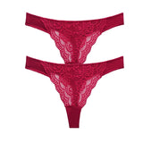 Lace Women's Panties G String Thong Low-Waist Female Underpant Hollow Out Breathable Seamless Underwear Women