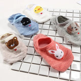Piece=5 Pairs/lot Cute Animal Spring Women Socks Set Korean Style Funny Cat Dog Panda Low Cut Ankle Short Sox Happy