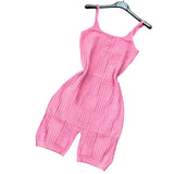 Playsuit for Women 2022 Summer Fitness Spaghetti Straps Skinny Short Jumpsuits Sexy Night Club Party One Piece