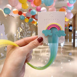 Sweet Colorful Hairpin Lovely Children Girls Hairclip Kids Cute Barrette Cartoon Extension Braider Rainbow Hair