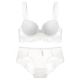 New Women's underwear Set Sexy Push-up Bra And Panty Sets Hollow Brassiere Gather Sexy Bra Embroidery Lace Lingerie