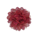 New Girls Lace Glitter Flower Hair Clips Baby Sweet Headband Hairpins Children Hair Ornament Barrettes Kids Hair